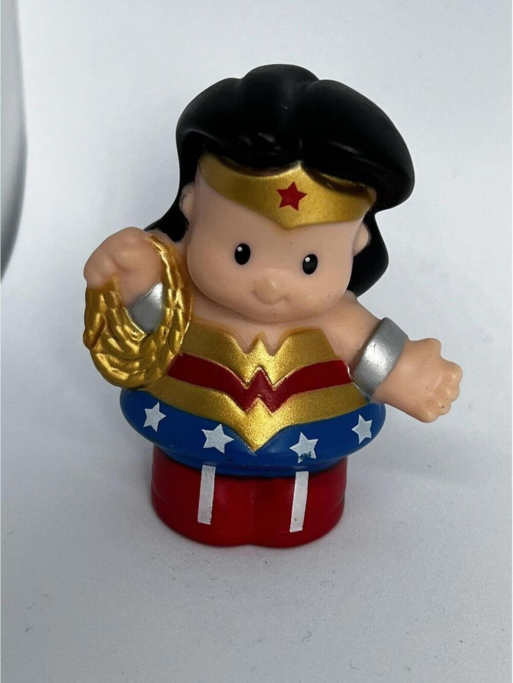 WONDER WOMAN Figure Fisher Price Chunky Little People Figure Hero